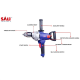 ელექტრო დრელი 16მმ/1200W P212116A-2116A SALI
