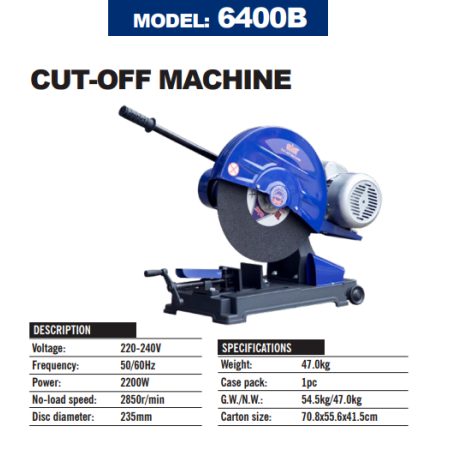 ელექტრო ატრეზნოი 400MM-2.2KW P020400B SALI