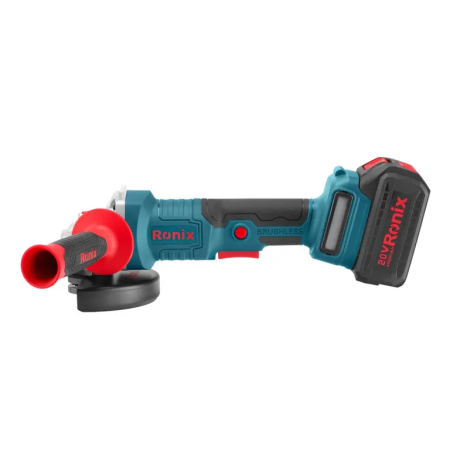 უნახშირო კუთხსახეხი (ბარგალკა) Ronix-8657с 20V 125მმ ელემენტის გარეშე