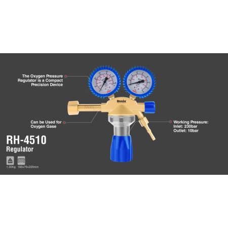 ჟანგბადის წნევის რეგულატორი RONIX RH-4510