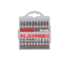 25 მმ PH2 დარტყმითი ბიტების ნაკრები Ronix RH-5460, 20ც