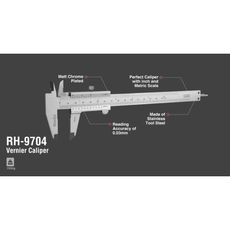 შტანკელი Vernier Caliper150mm Ronix RH-9704