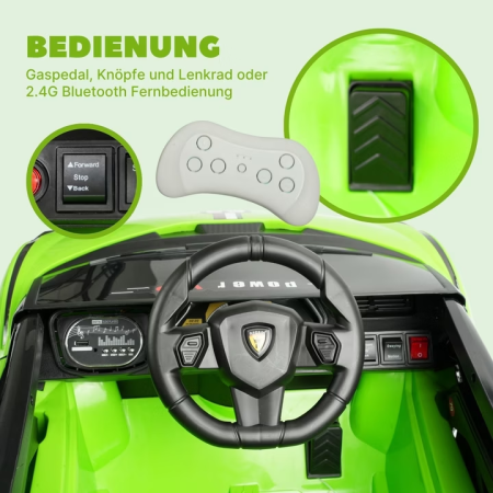 ბავშვის ელექტრო მანქანა LAMBORGHINE LB-XGZ-7188L-G