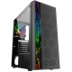 2E GAMING Computer case SPERO (G2052), MidT, 2xUSB2.0,1xUSB3.0, 1x120mm ARGB+strip,TG (side panel),without PSU,black