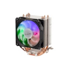 ქულერი2E-AC90D4-RGB, RGB, 90mm, 1700RPM, Cooler, Black   Air Cool AC90D4-RGB LGA1700, 1200, 115x, 775, AM5, AM4, AM3, AM3+, AM2, AM2+, FM2, FM1 4pin RGB TDP 130W
