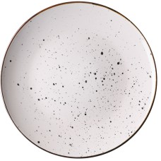 თეფში Ardesto AR2926WGC Dinner plate Bagheria, 26 сm, Ceramics Bright White