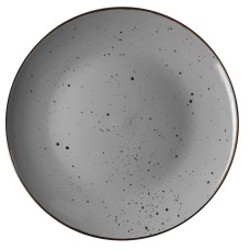 სადილის თეფში Ardesto AR2926GREY Bagheria Grey, 26cm, Dinner Plate, Gray