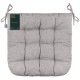 Ardesto Sitpad Oliver, 40x40cm, 100% cotton, filling: 50% holofiber, 50% pp, gray