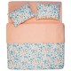 Ardesto Bedding set 2.0 Gloria, sateen, duvet cover 200x220cm, bed sheet 230x240cm, pillowcases (2) 50x70cm, 100% cotton, cats light pink