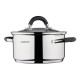 Casserole Ardesto Gemini, glass lid, 2.5 l, gray handles with silicone