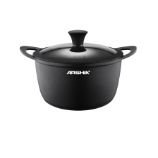 ქვაბი გრანიტის შავი 20სმ თავსახურით CO498-3113 26490 ARSHIA