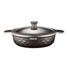 ტაფა-ქვაბი გრანიტის შავი CO110-3159 32სმ 26527 ARSHIA