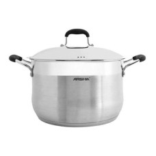 ქვაბი ტეფლონის მინის თავსახურით 28სმ C145-1347 12542 ARSHIA