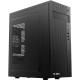 2E Computer case ALFA (E185-400) MidT, PSU 2E ATX400W, MidT,2xUSB2.0,1xUSB3.0, steel (side panel), black
