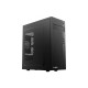 2E Computer case ALFA (E185) MidT,2xUSB2.0,1xUSB3.0, steel (side panel), without PSU, black