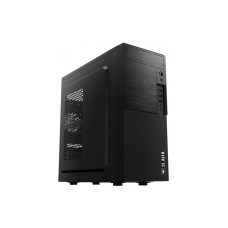 ქეისი 2E E190-3U Computer Case ALFA (E190-3U) MidT, 2x USB2.0, 1x USB3.0, Steel (Side Panel), Without PSU, Black