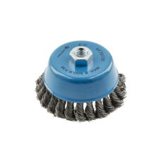 HT7D741 ჯაგრისი მეტალის 115 mm, M14, steel wire, 0.5mm