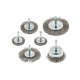 HT7D744 ჯაგრისი მეტალის 6 pcs, 37, 50, 62,75mm, steel
