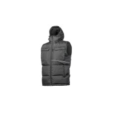 HT5K920-S ჟილეტი ჰუდით BORGER Insulated vest with a hood black S (48)