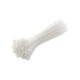 HT2C727 პლასტმასის ხამუთი თეთრი 4.8 x 200 mm, 100 pcs, White