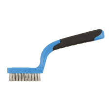 HT3B643 ჯაგრისი უჟანგავი Inox wire brush with a scraper, 3 x 10