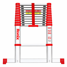 12-საფეხურიანი ტელესკოპური კიბე 320 სმ RONIX RH-99750