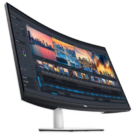 Monitor DELL 31.5" S3221QSA 2xHDMI, DP, USB, MM, VA, 3840x2160, sRGB 99%, CURVED, FreeSync, HAS, HDR