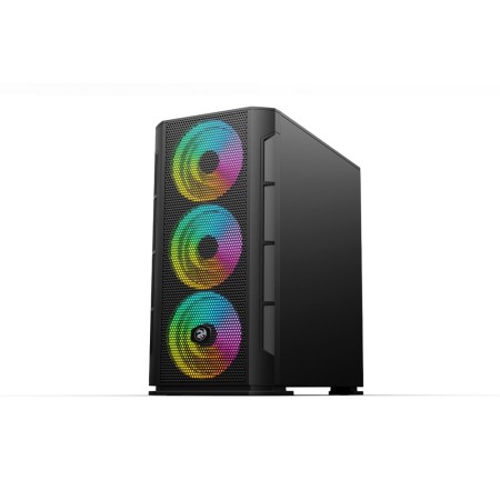 2E GAMING Computer case CALLEO (GB700) MiniT, Micro ATX,Mini ITX,2xUSB2.0,1xUSB3.0,4x120mm ARGB, TG (side panel), without PSU, black