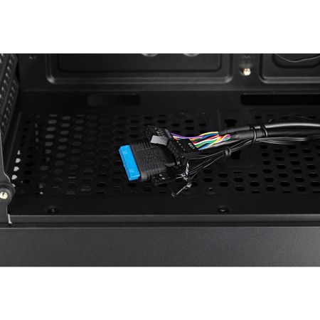 2E GAMING Computer case CALLEO (GB700) MiniT, Micro ATX,Mini ITX,2xUSB2.0,1xUSB3.0,4x120mm ARGB, TG (side panel), without PSU, black