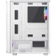 2E Gaming Computer case Hexagon G338W, without PSU, 2xUSB 3.0, 1xUSB Type-C, 1x120mm, 3x120mm ARGB, TG Side Panel, ATX, White