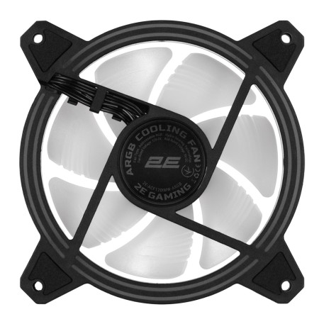 2E GAMING Case Fan Air Cool Infinity M ACF120IMW-ARGB 120mm 1200rpm 3pin, 3pin +5VARGB 22dBa black