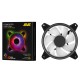 2E GAMING Case Fan Air Cool Infinity M ACF120IMW-ARGB 120mm 1200rpm 3pin, 3pin +5VARGB 22dBa black