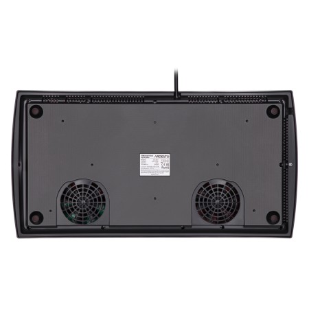 ARDESTO ICS-B217 electric cooking plate with two hob eyes with total power of 2900 W, touch control