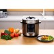 Ardesto pressure cooker, 900W, bowl-6l, electronic control, recipes book, iron/plastic, silver