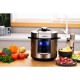 Ardesto pressure cooker, 900W, bowl-6l, electronic control, recipes book, iron/plastic, silver