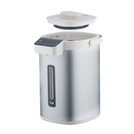 Ardesto Thermopot 5.5l, stainless steel+plastic, gray-white