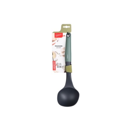 ARDESTO Soup Ladle  Gemini, gray/green, nylon, pp with soft touch