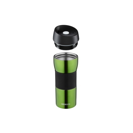 ARDESTO Travel mug  Easy travel 450 ml, green,silocone, s/s