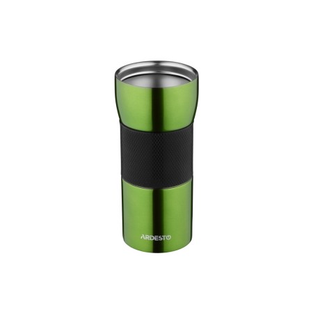 ARDESTO Travel mug  Easy travel 450 ml, green,silocone, s/s