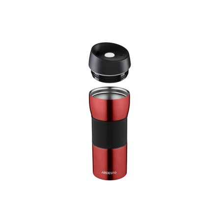 ARDESTO Travel mug  Easy travel 450 ml, red, silocone, s/s