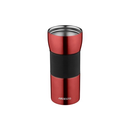 ARDESTO Travel mug  Easy travel 450 ml, red, silocone, s/s