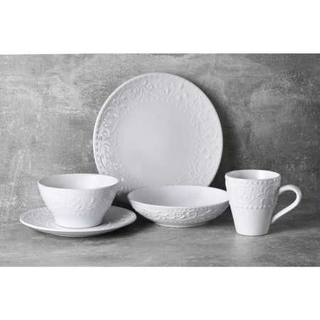 Ardesto Salad bowl Olbia, 14 сm, White, ceramics