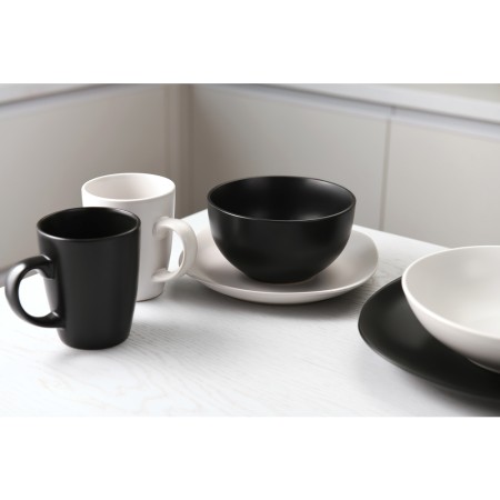 Ardesto Dessert plate Molize, 20х20cm, black, ceramics