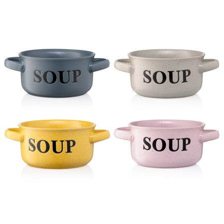 Ardesto Bowl Alcor, 550ml, ceramics, pink