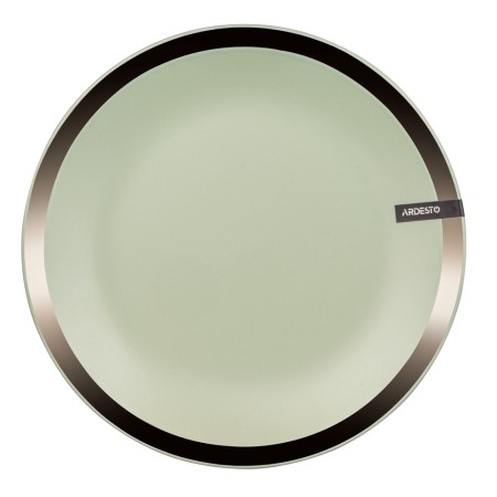 Ardesto Dinner plate Liguria Green bay, 26cm, ceramics, green