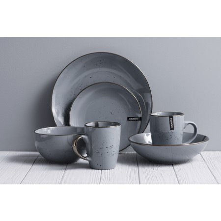 Ardesto Dinner plate Bagheria Grey, 26cm, ceramics, gray