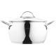 Ardesto Casserole with glass lid Gemini Liguria, 5l, stainless steel