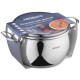 Ardesto Casserole with glass lid Gemini Liguria, 5l, stainless steel