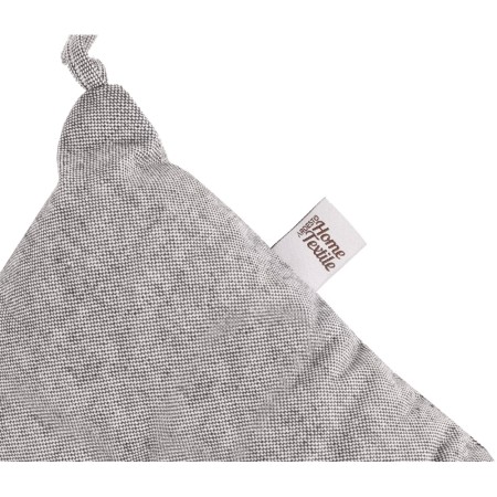 Ardesto Sitpad Oliver, 40x40cm, 100% cotton, filling: 50% holofiber, 50% pp, gray