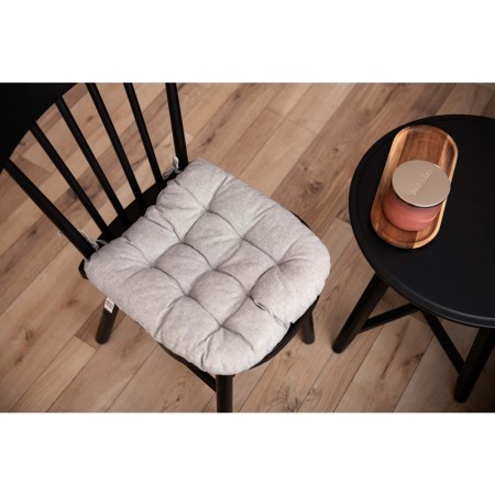 Ardesto Sitpad Oliver, 40x40cm, 100% cotton, filling: 50% holofiber, 50% pp, gray